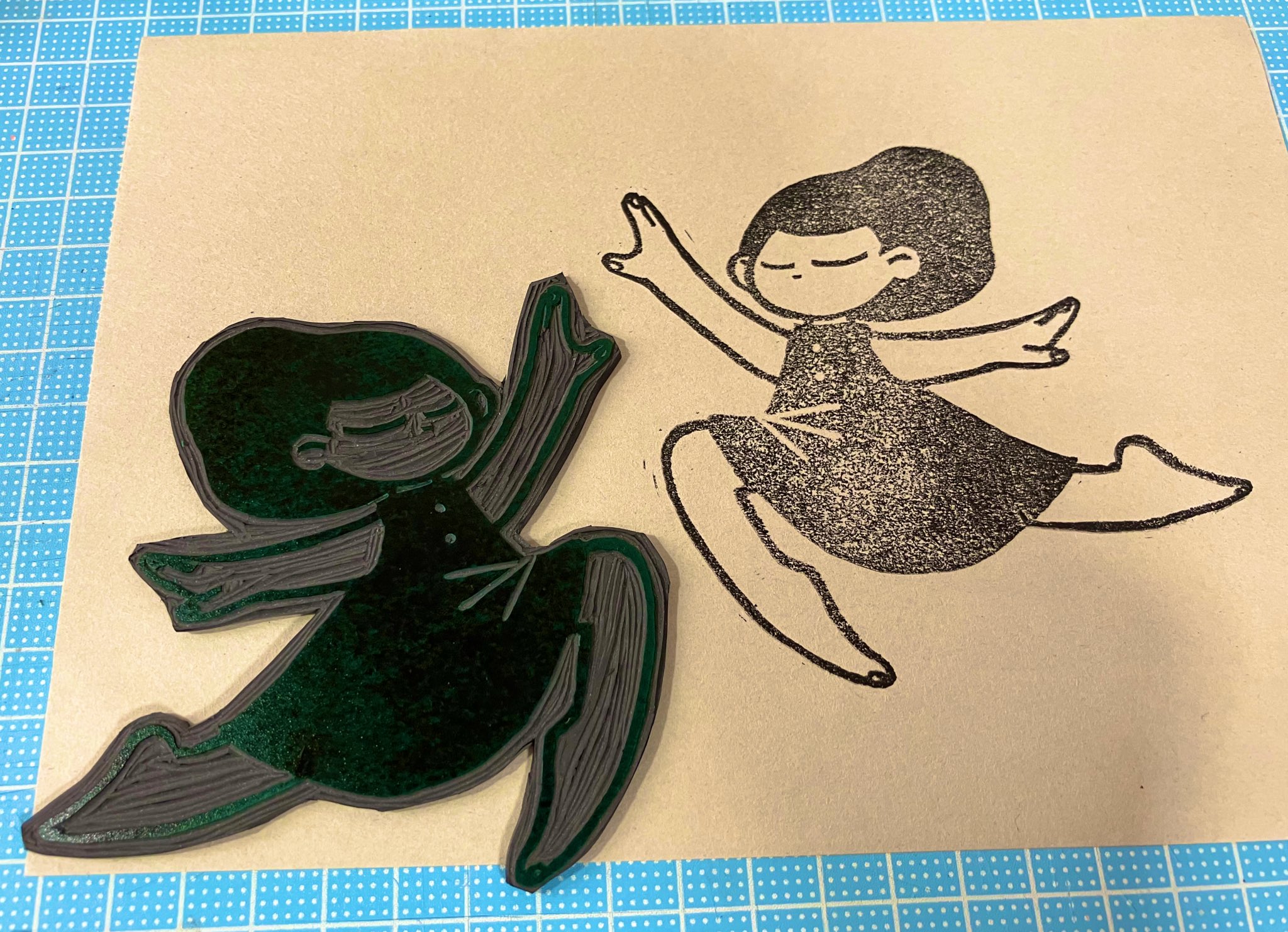 ゴム版画